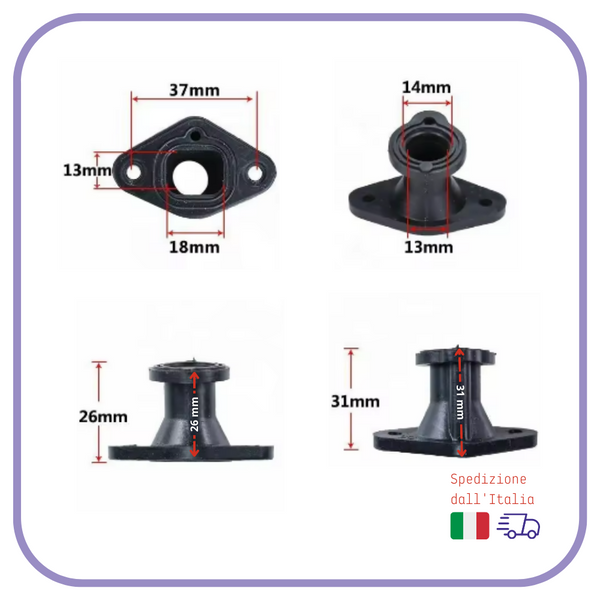 Collettore di Aspirazione per Motosega da Potatura 25 cc